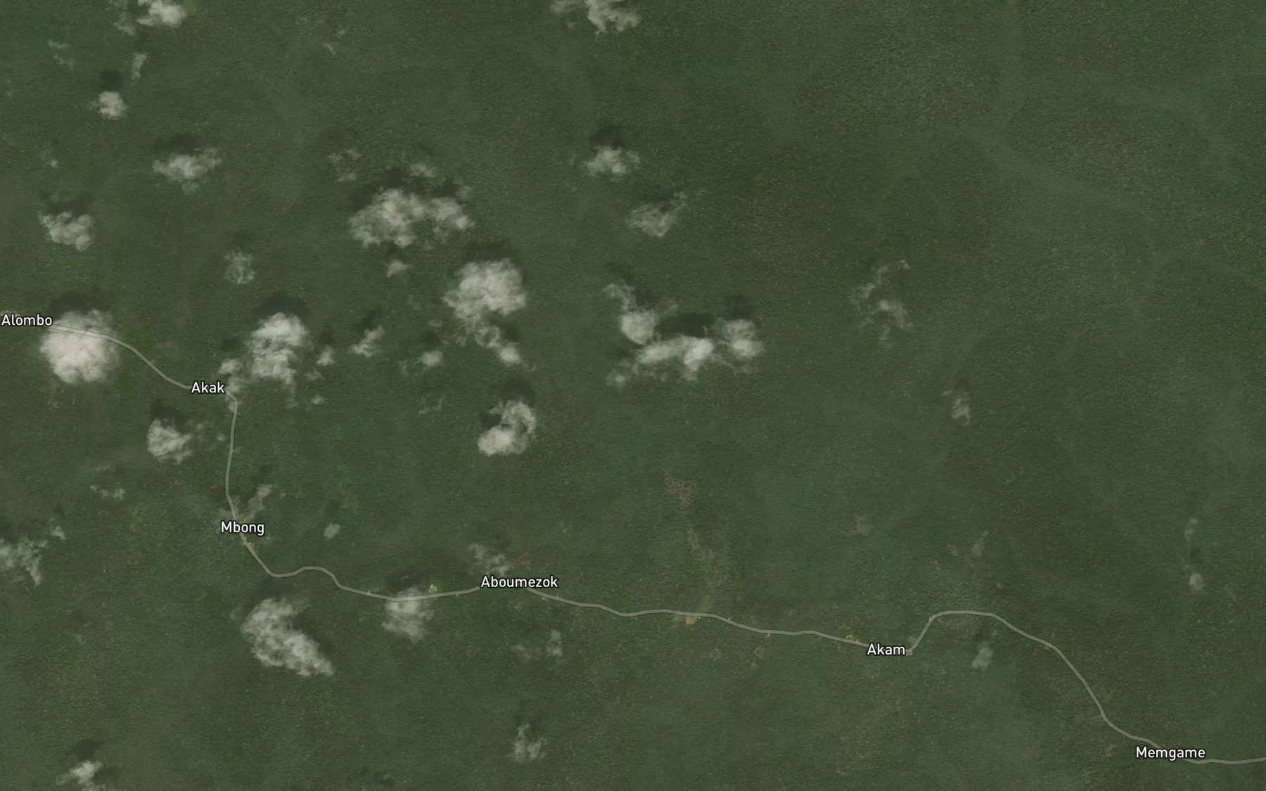 Satellite map of the Ndabeme