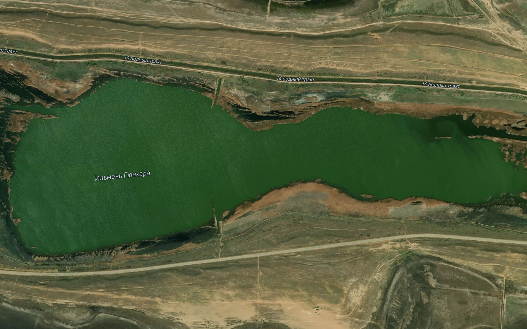 Satellite map of the Il'men' Gyunkhara