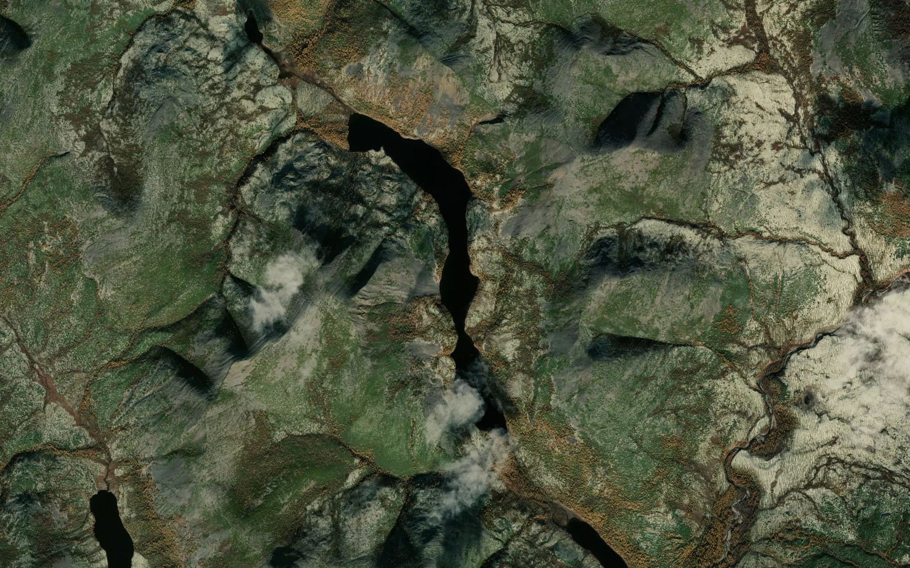 Satellite map of the Ozero Nyayvanna