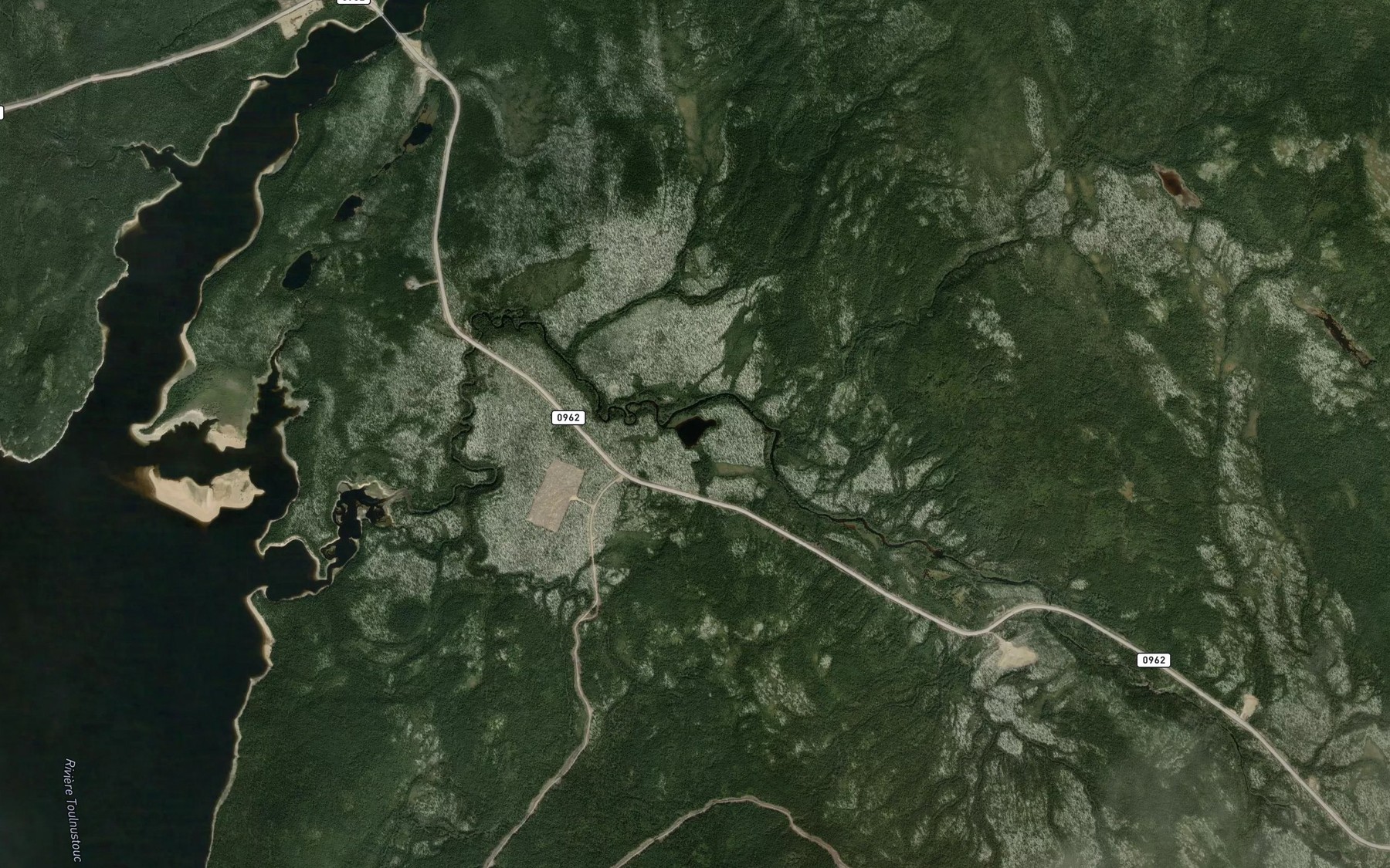 Satellite map of the Lac Cremer