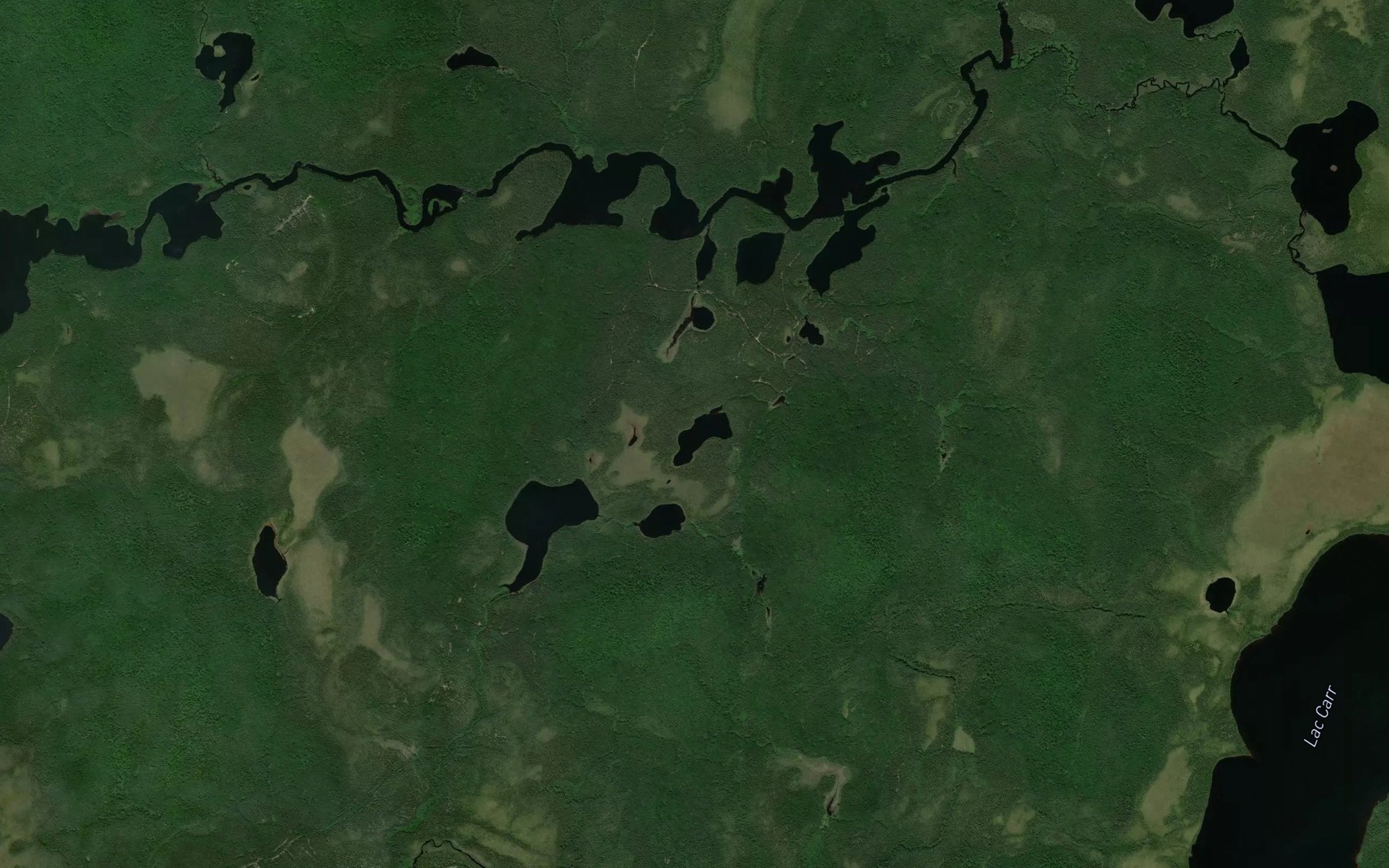 Satellite map of the Lac Egerton