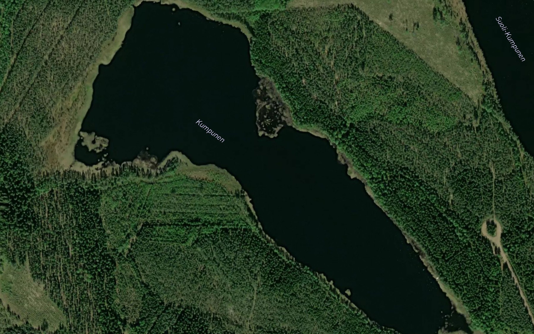 Satellite map of the Kumpunen