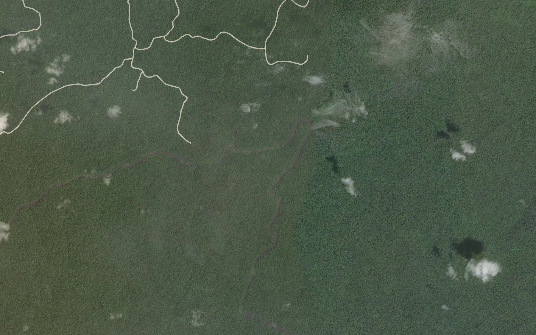 Satellite map of the Mvimi