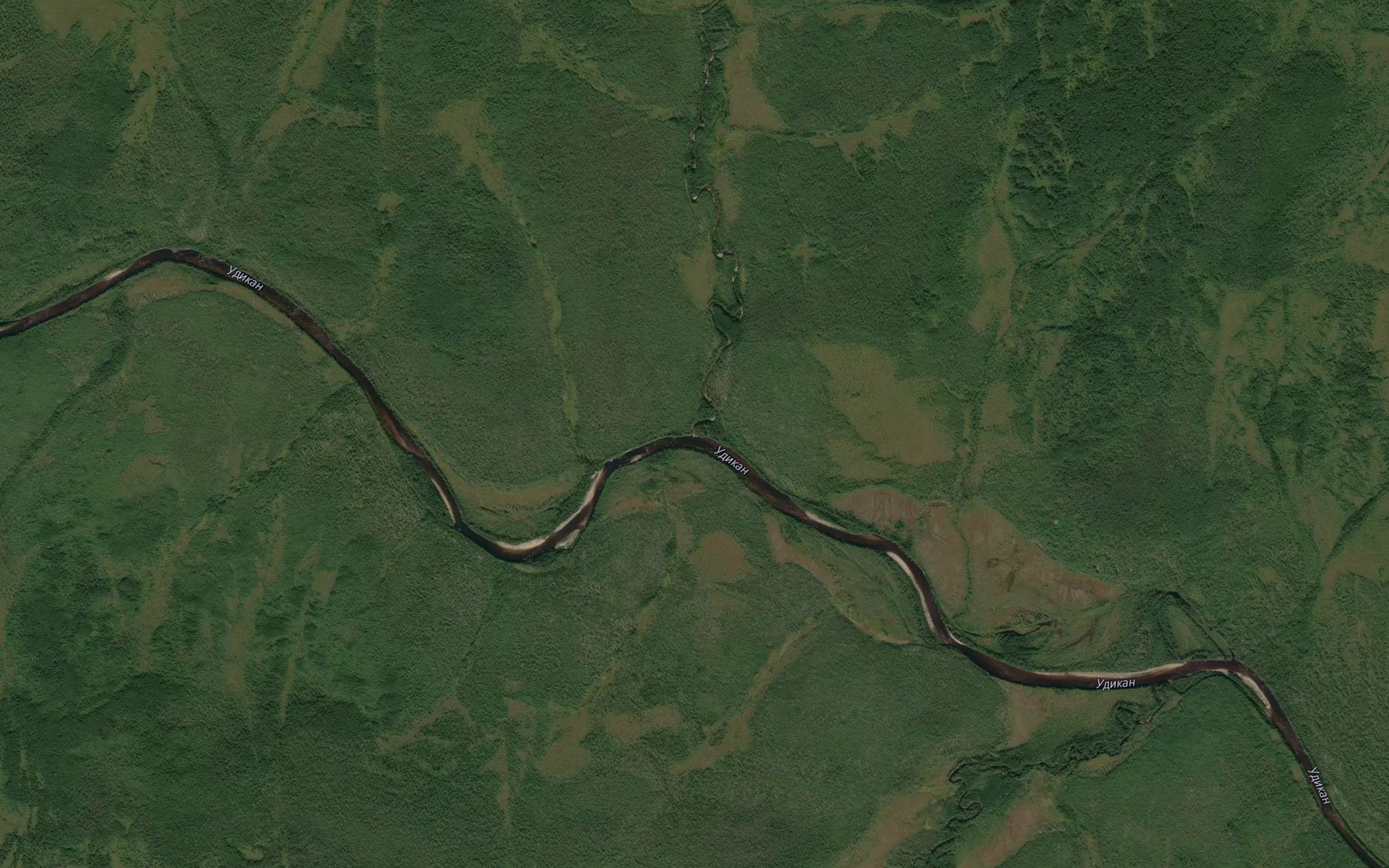 Satellite map of the Malyy Ampar