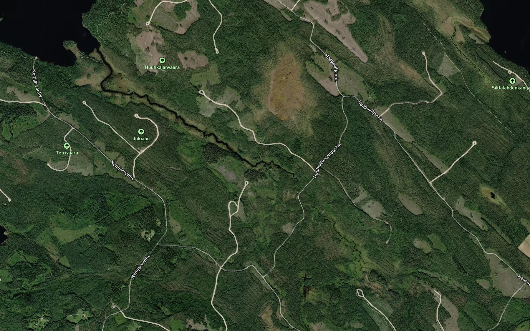 Satellite map of the Kontiopuro