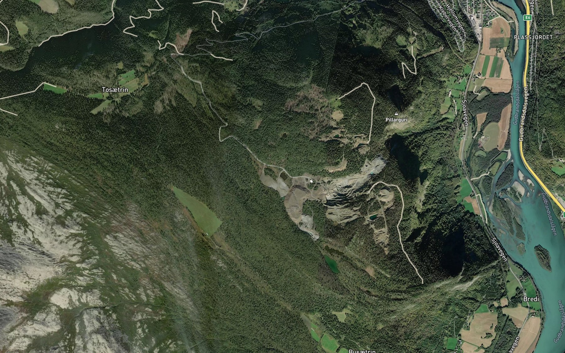 Satellite map of the Rautjonn