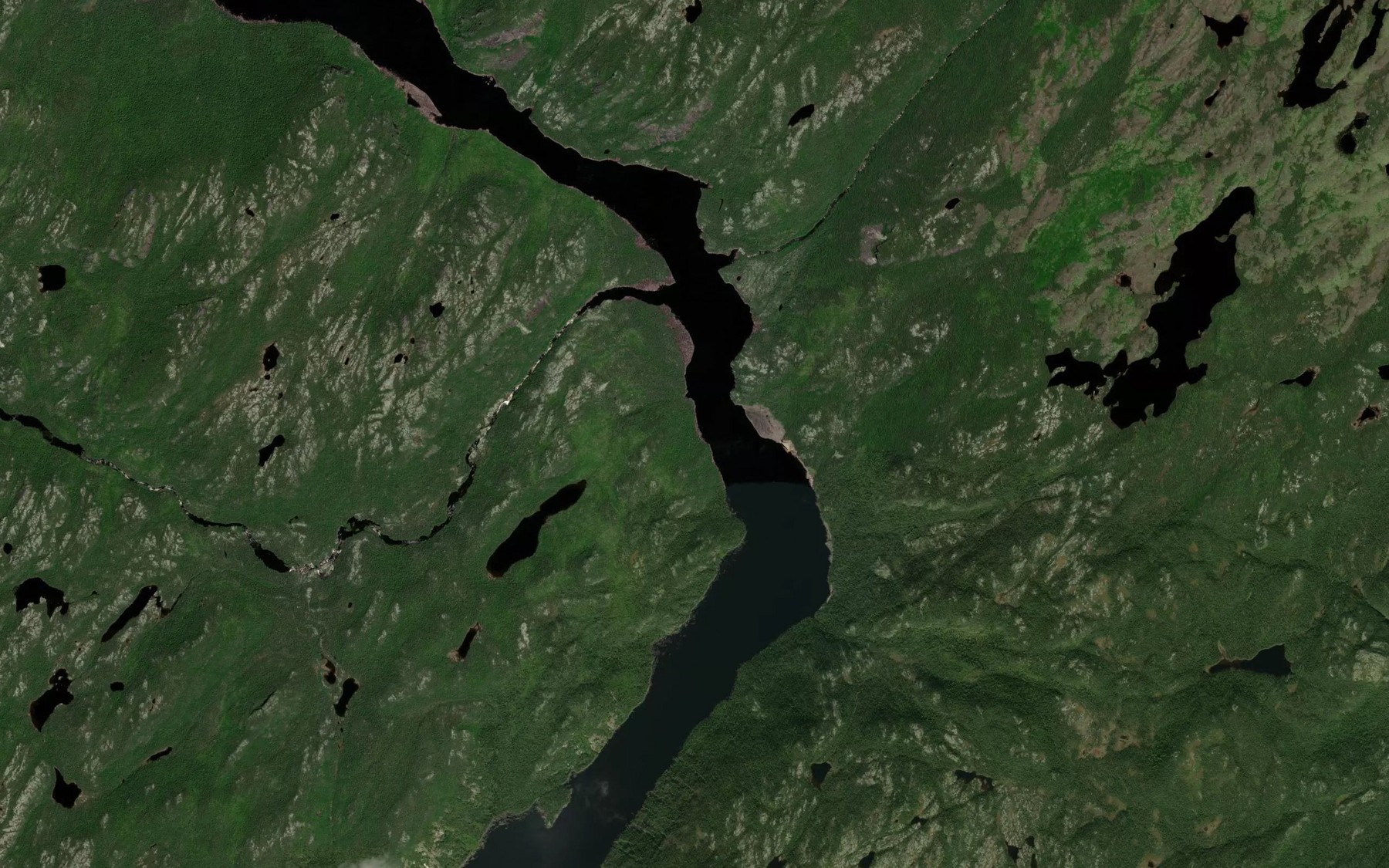 Satellite map of the Ruisseau Ihuehkahiu