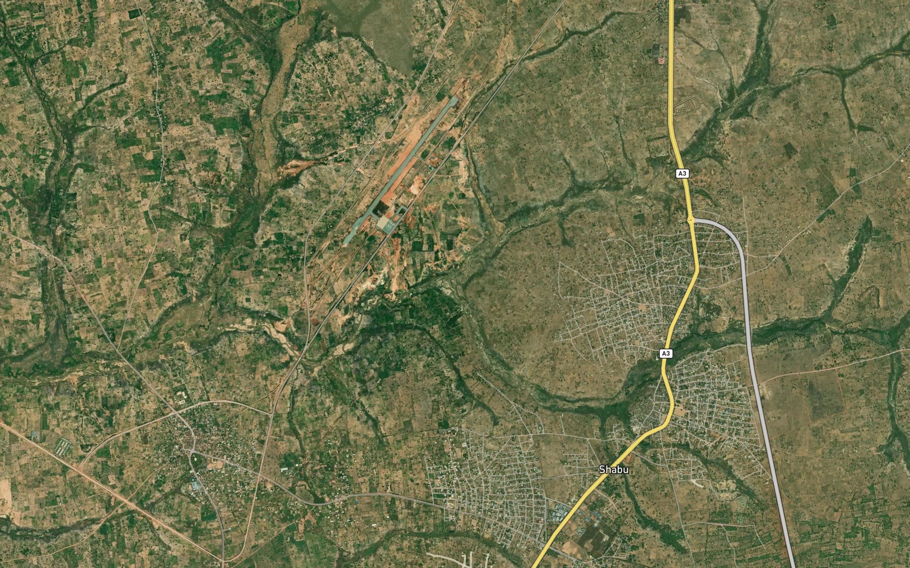 Satellite map of the RiverKatari
