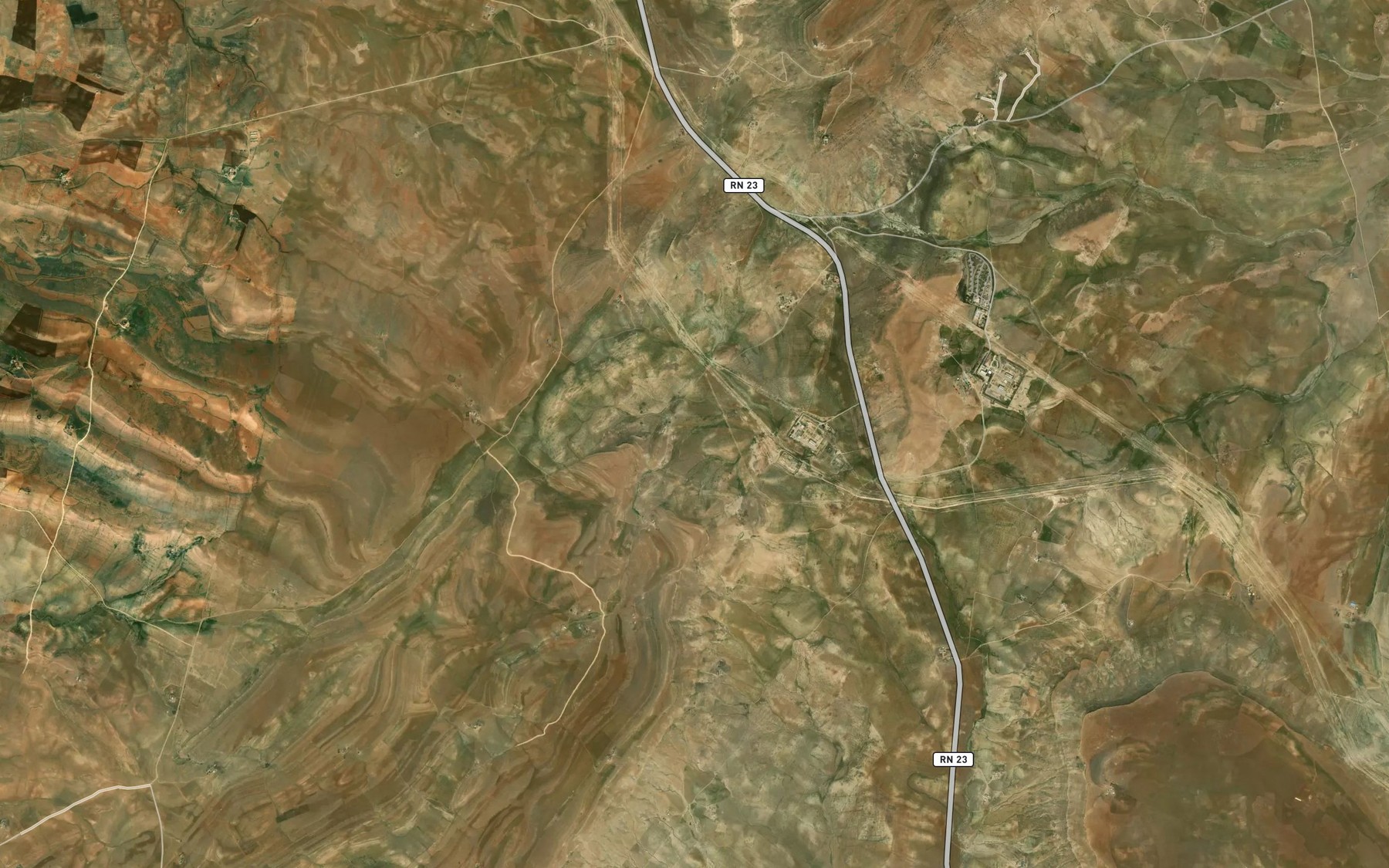 Satellite map of the 'Ain Melaz