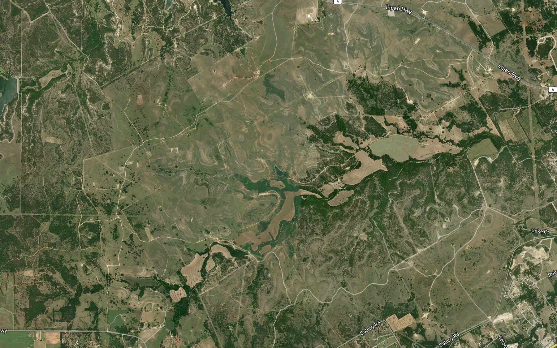 Satellite map of the Black Lake Number 7
