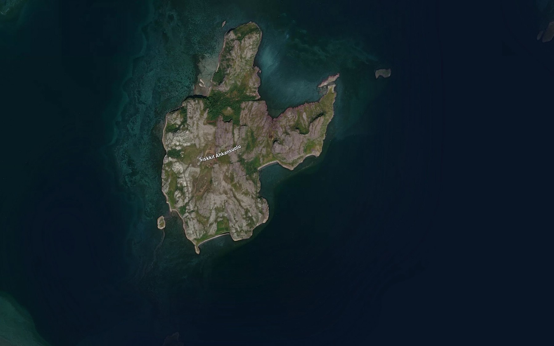 Satellite map of the Luomegappi