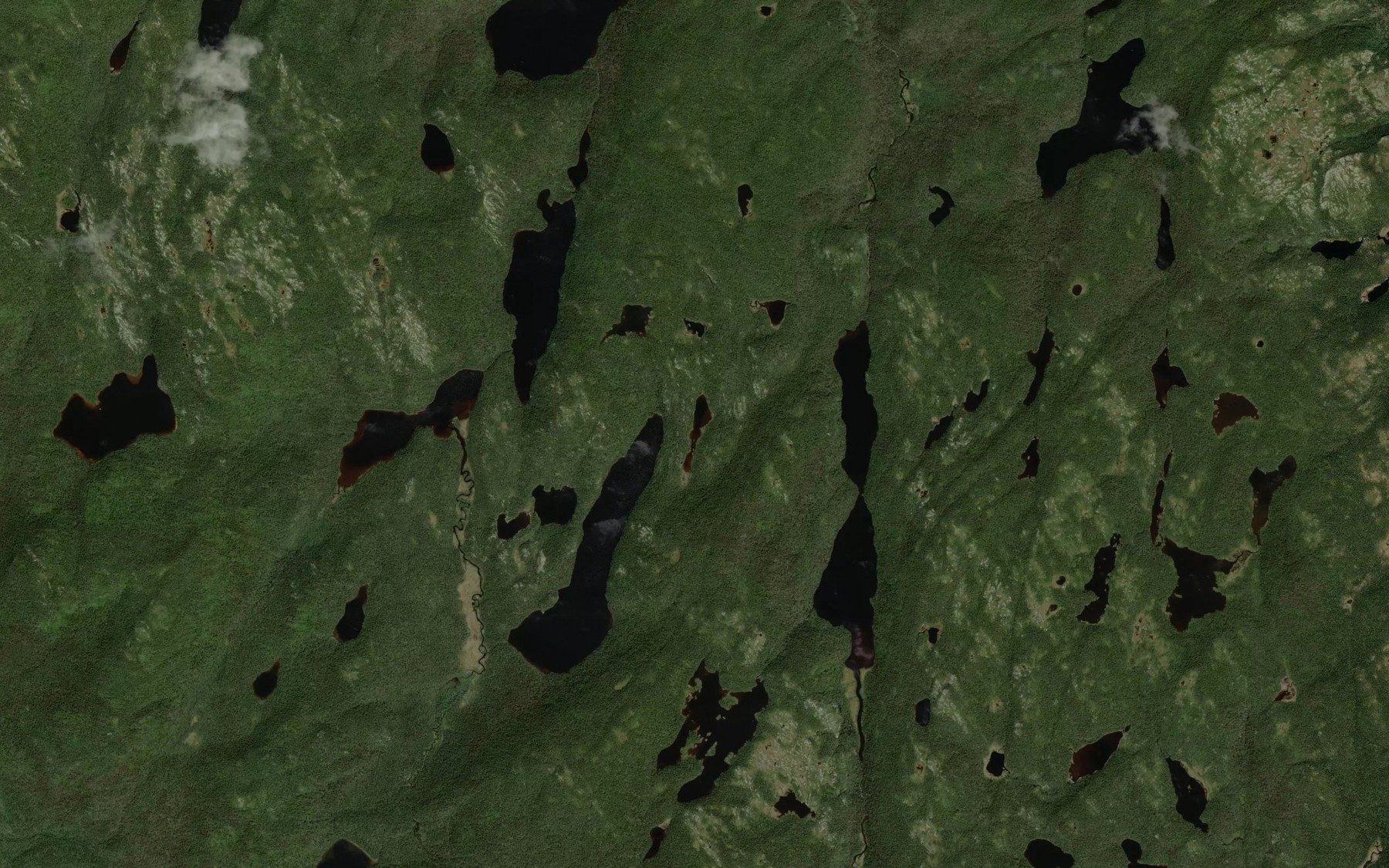 Satellite map of the Lac Nagin
