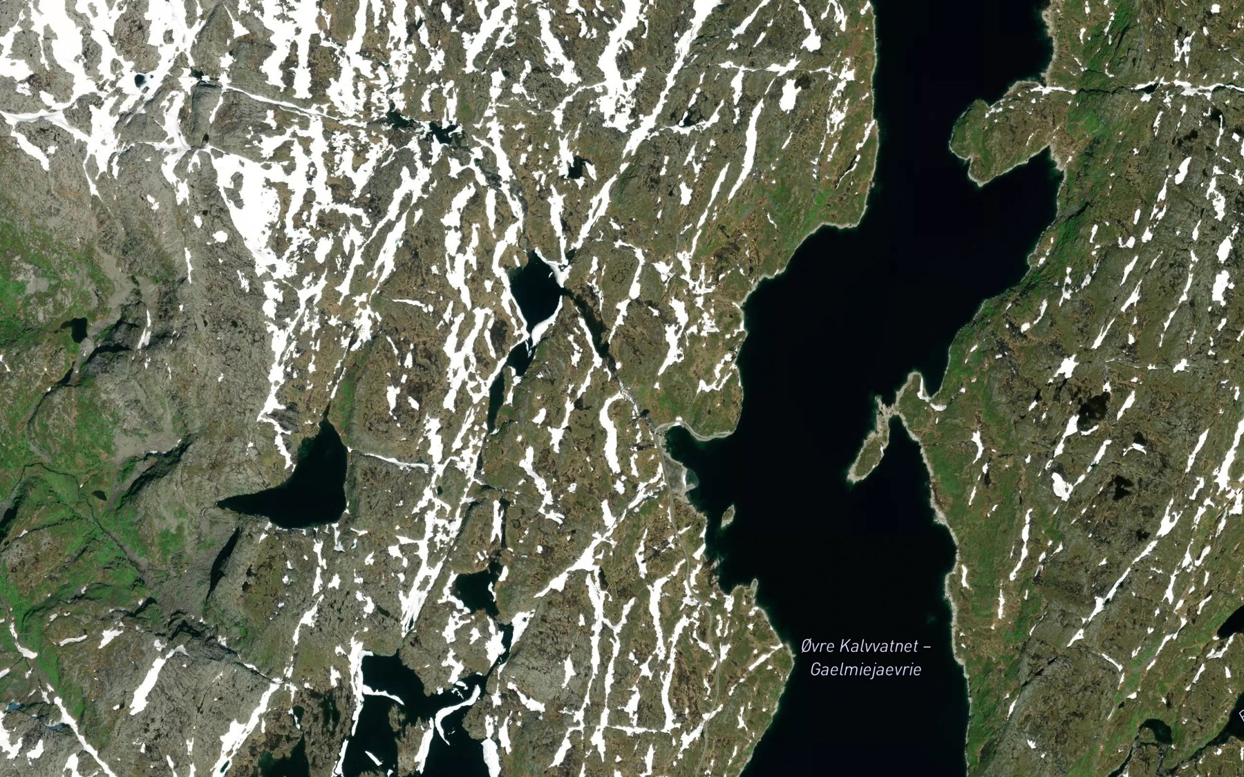 Satellite map of the Faatnoejohke