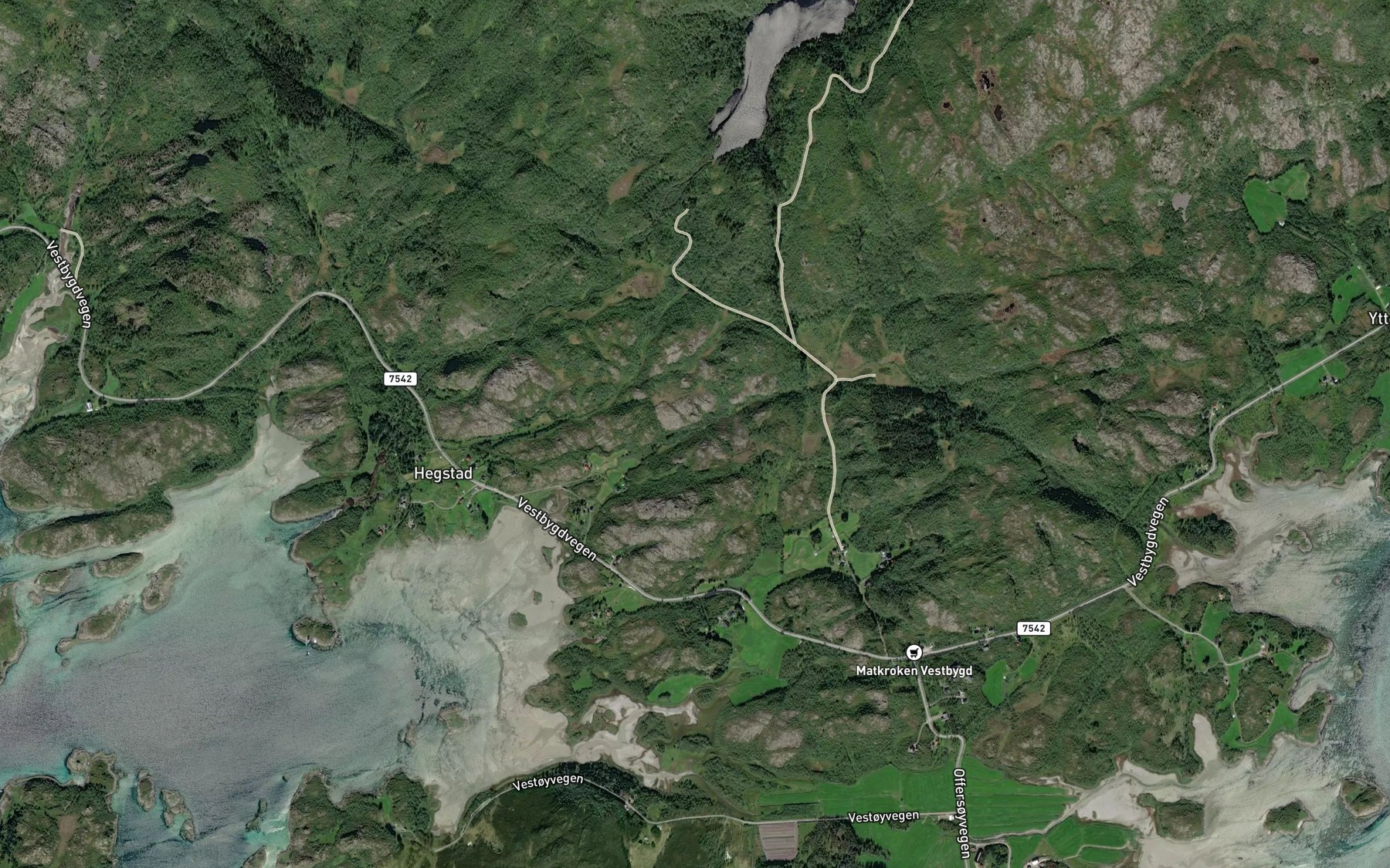 Satellite map of the Stokkbruelva