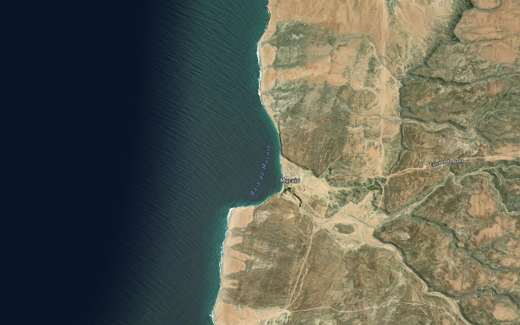Satellite map of the Baia do Mucuio