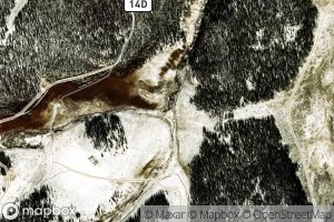 Satellite map of the Perfecto Creek