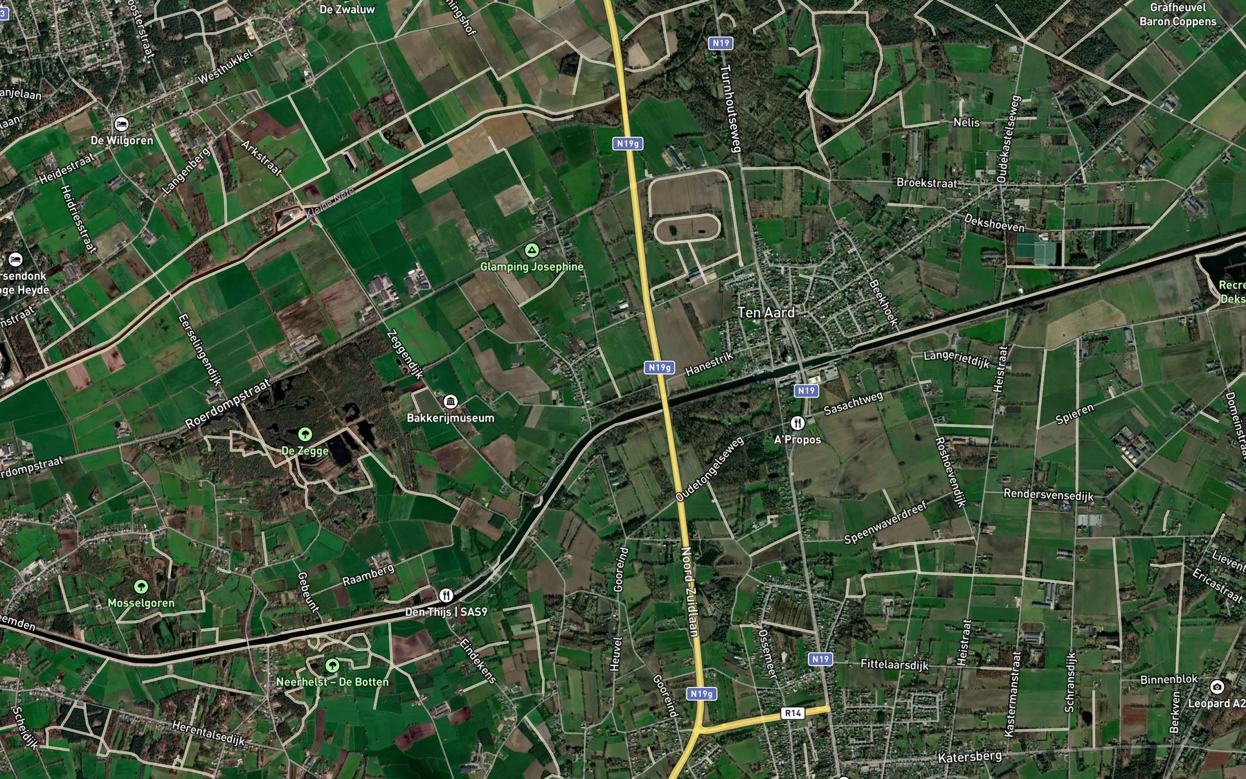 Satellite map of the Seggenloop
