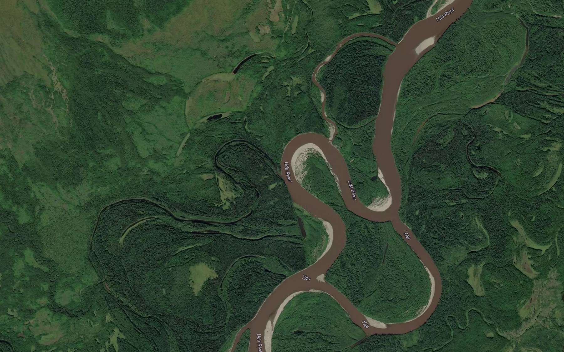 Satellite map of the Malaya Samaya