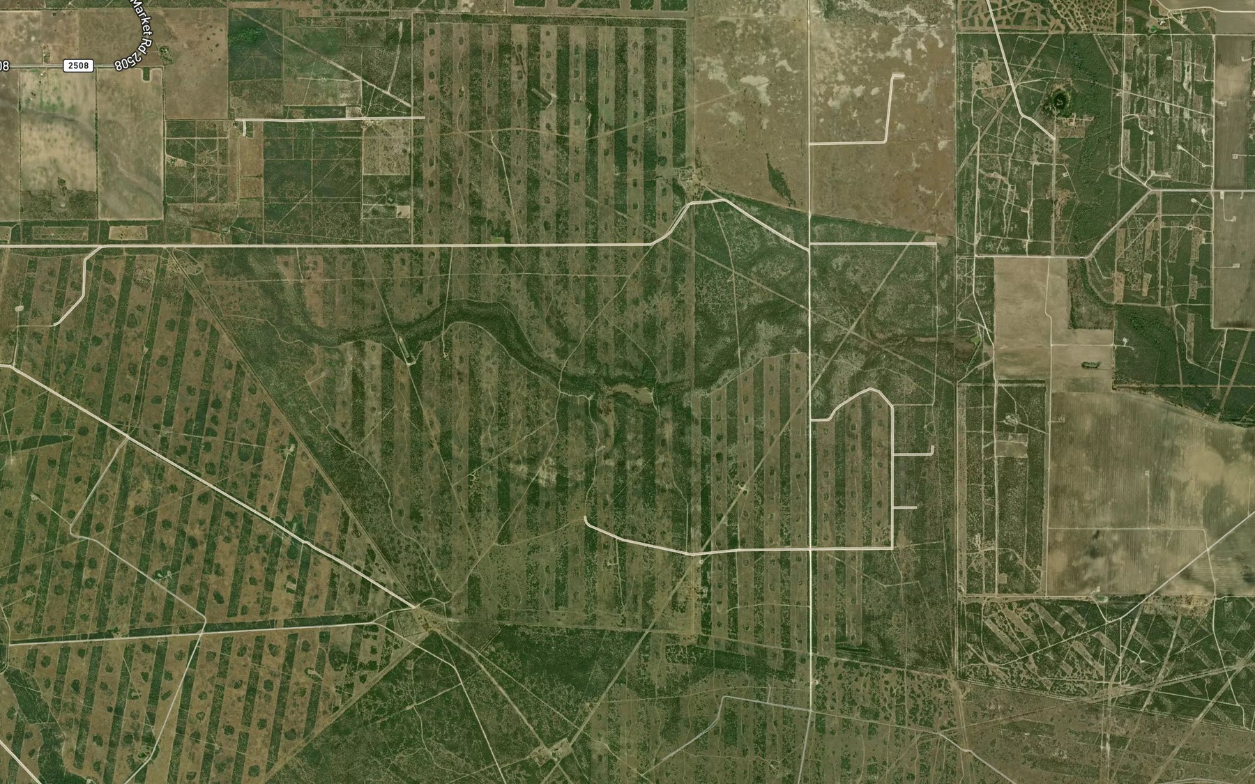 Satellite map of the Ogados Lake