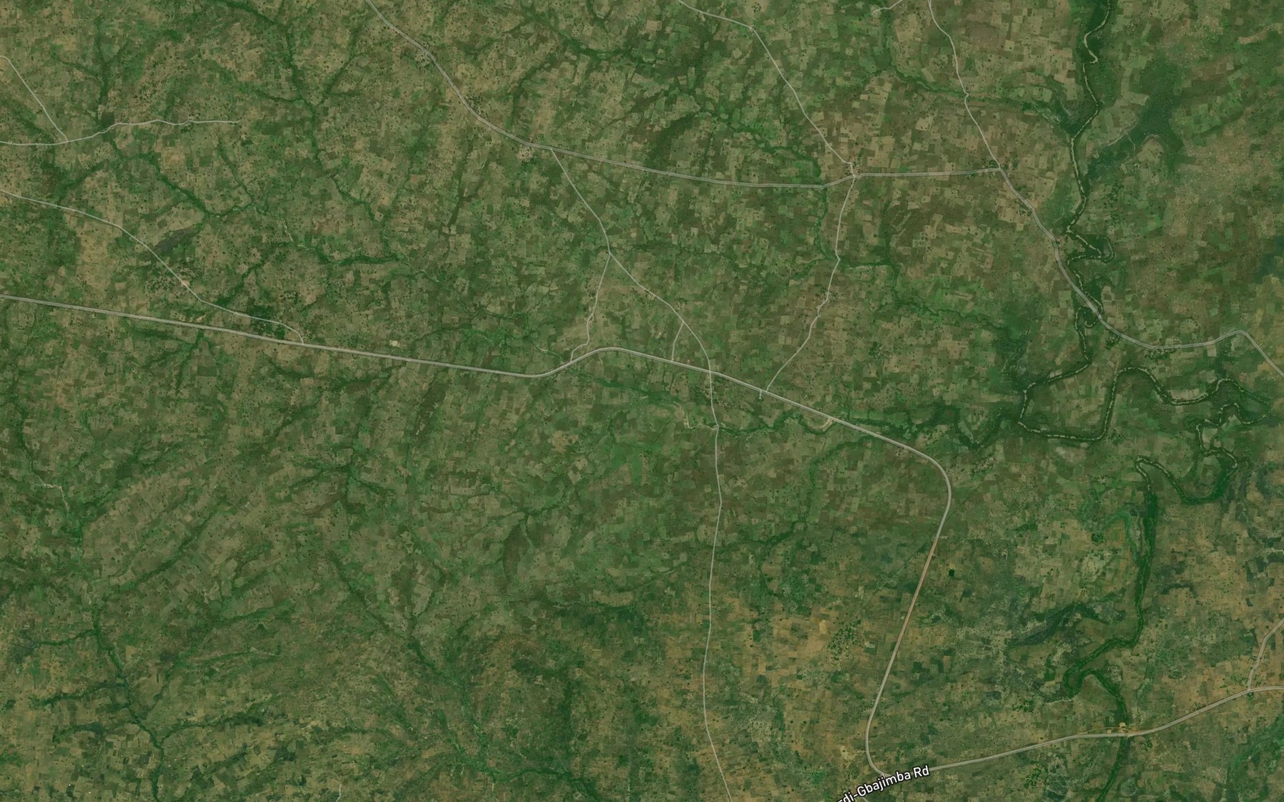 Satellite map of the River Najime
