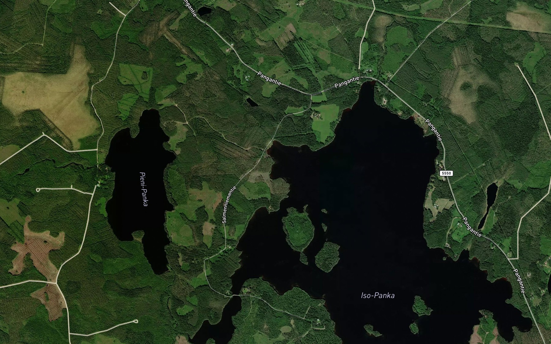Satellite map of the Korpilahti