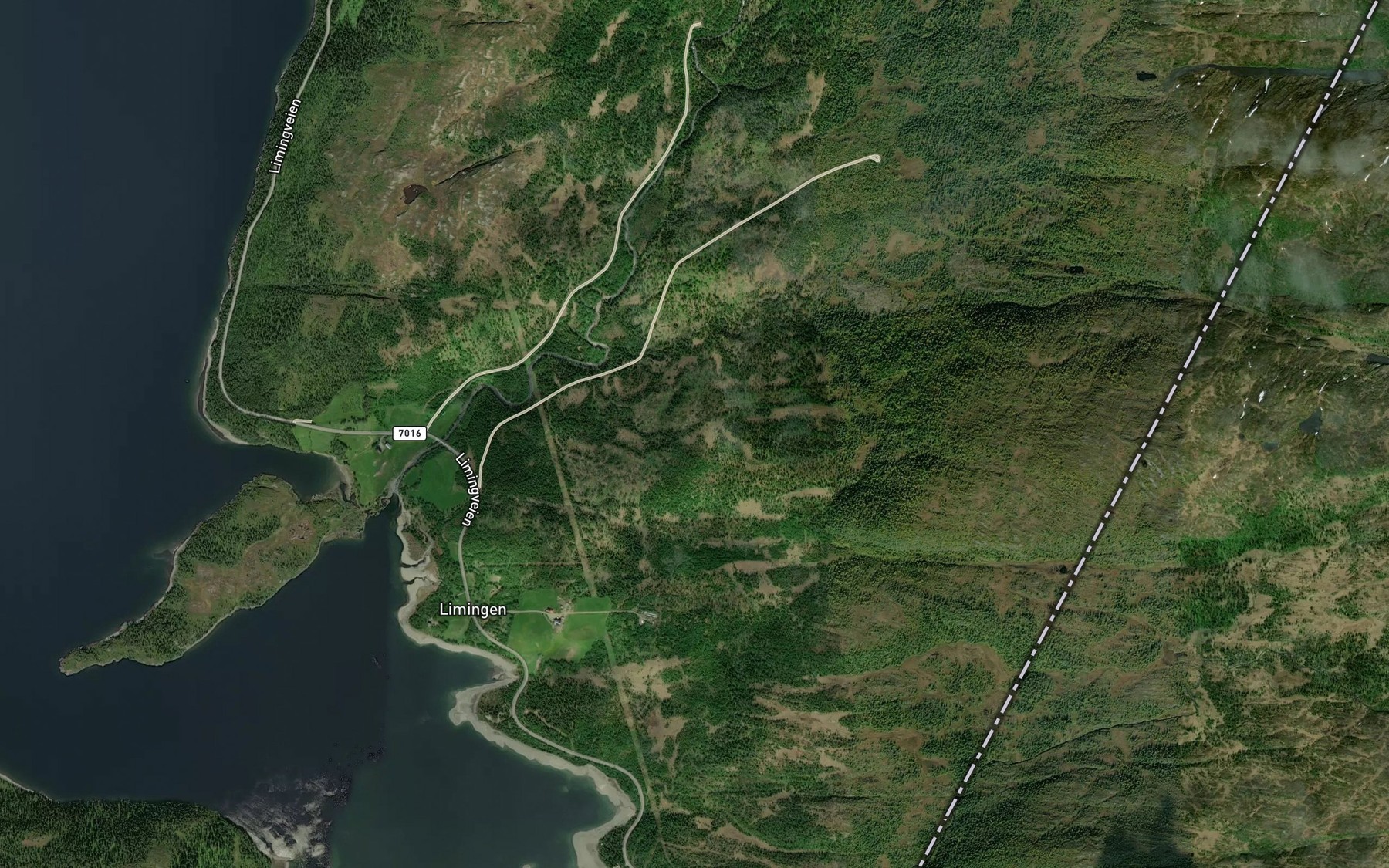 Satellite map of the Storsteinbekken