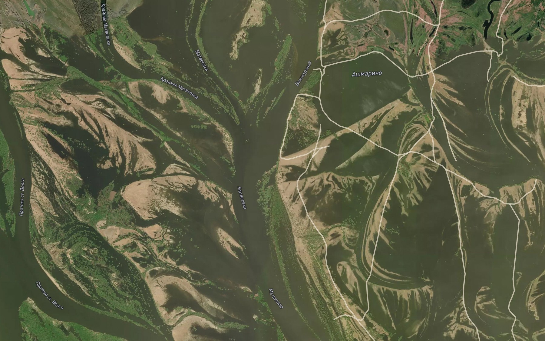 Satellite map of the Vinokurovka