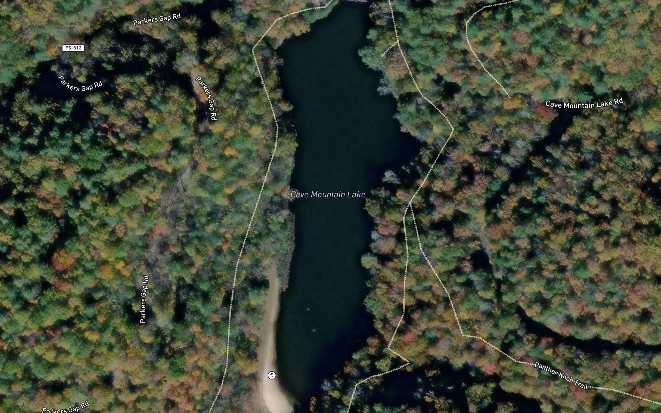 Cave Mountain Lake