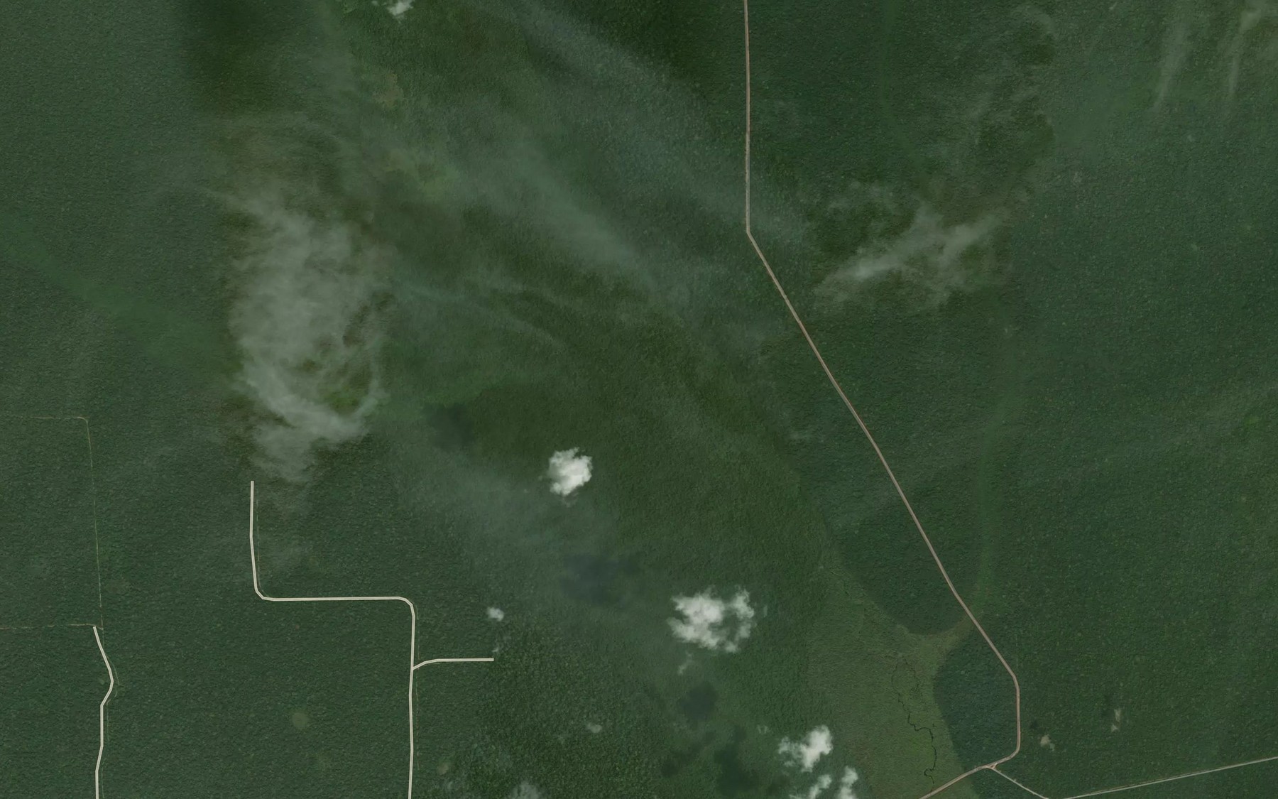 Satellite map of the Bongandi