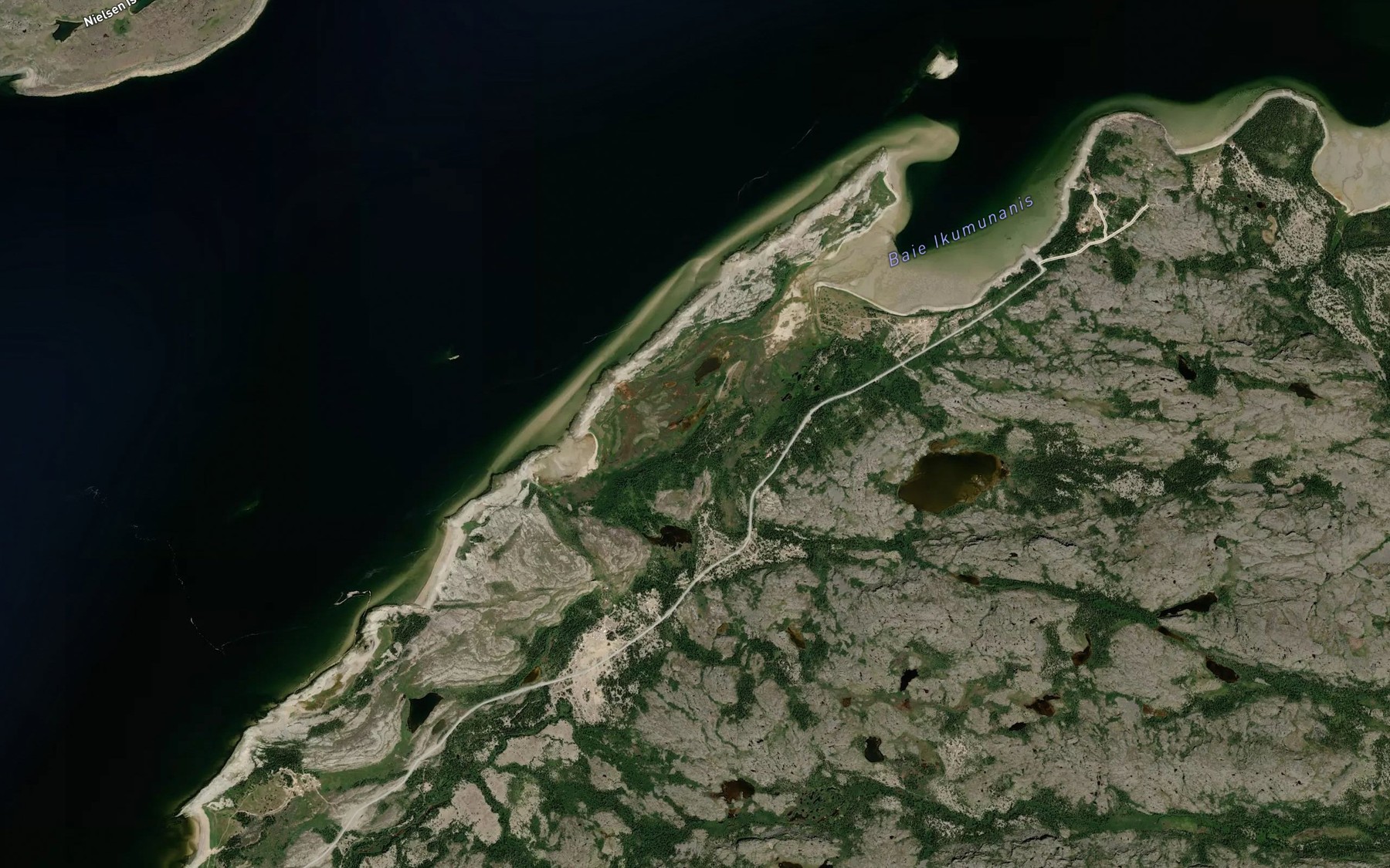 Satellite map of the Lac Umiartalik