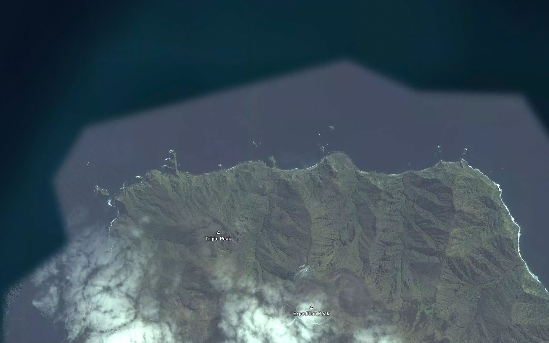 Satellite map of the Comer Dale