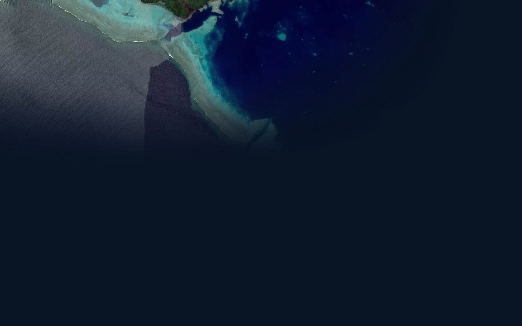 Satellite map of the Tela Passage