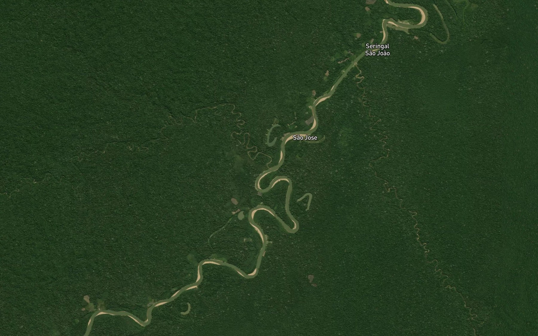 Satellite map of the Igarape Sao Jose