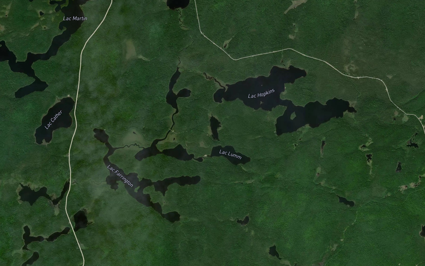 Satellite map of the Lac Schinz