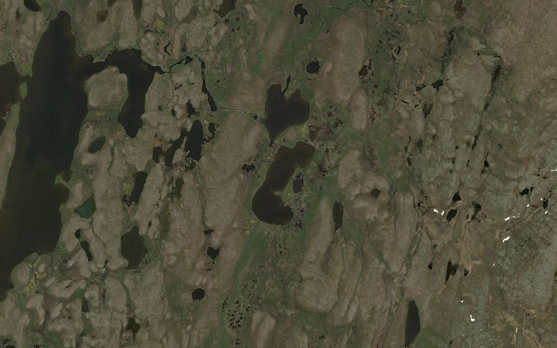 Satellite map of the Gearddosjavri