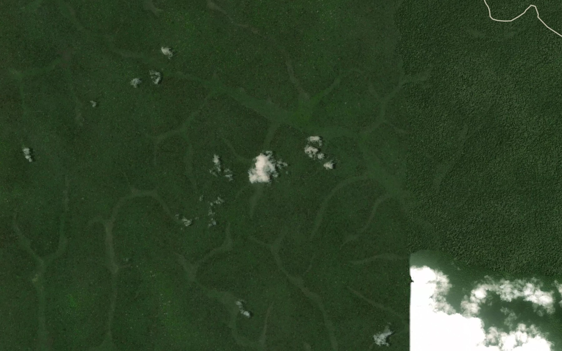Satellite map of the Mampouya