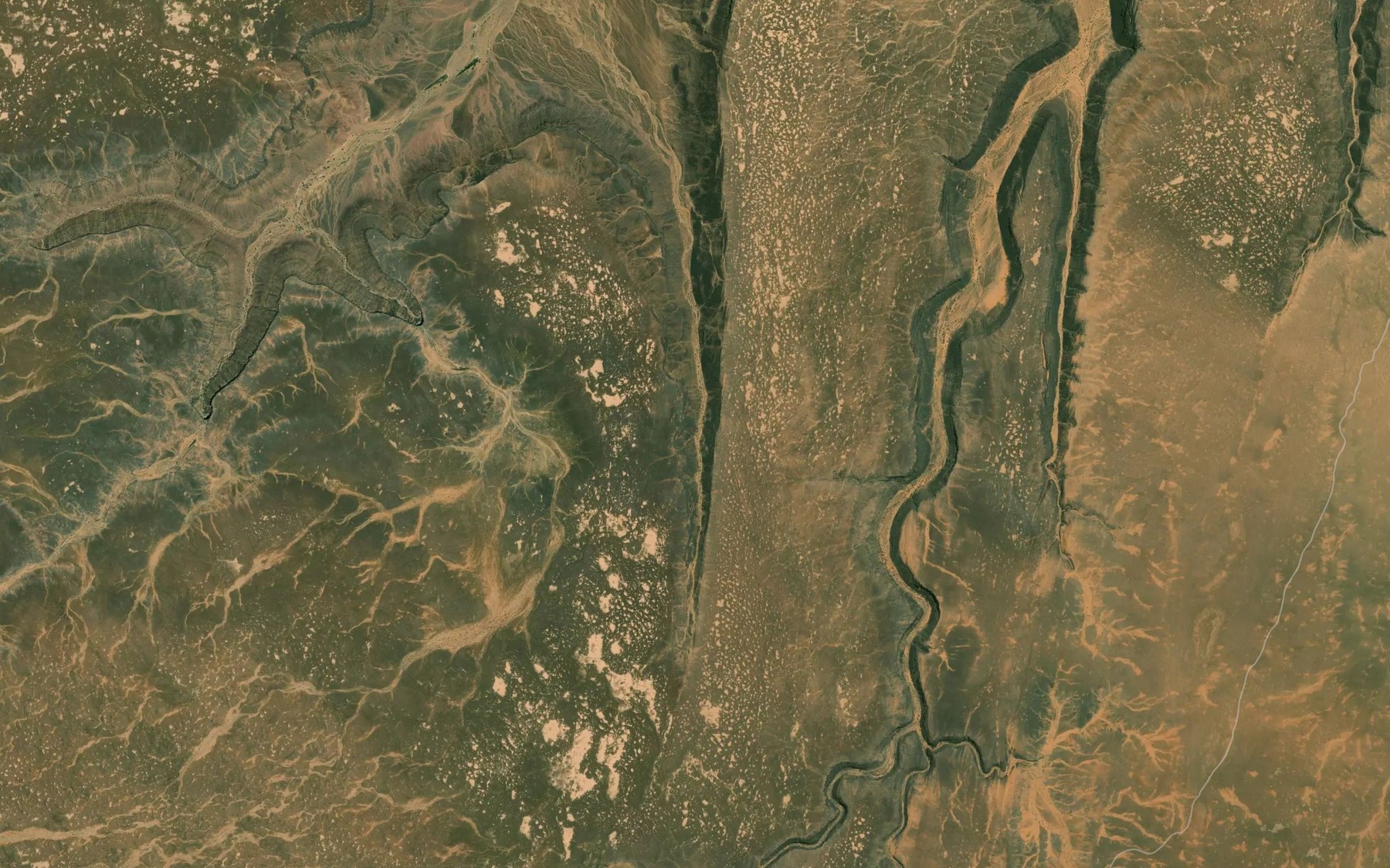 Satellite map of the Kneg Tamazgat
