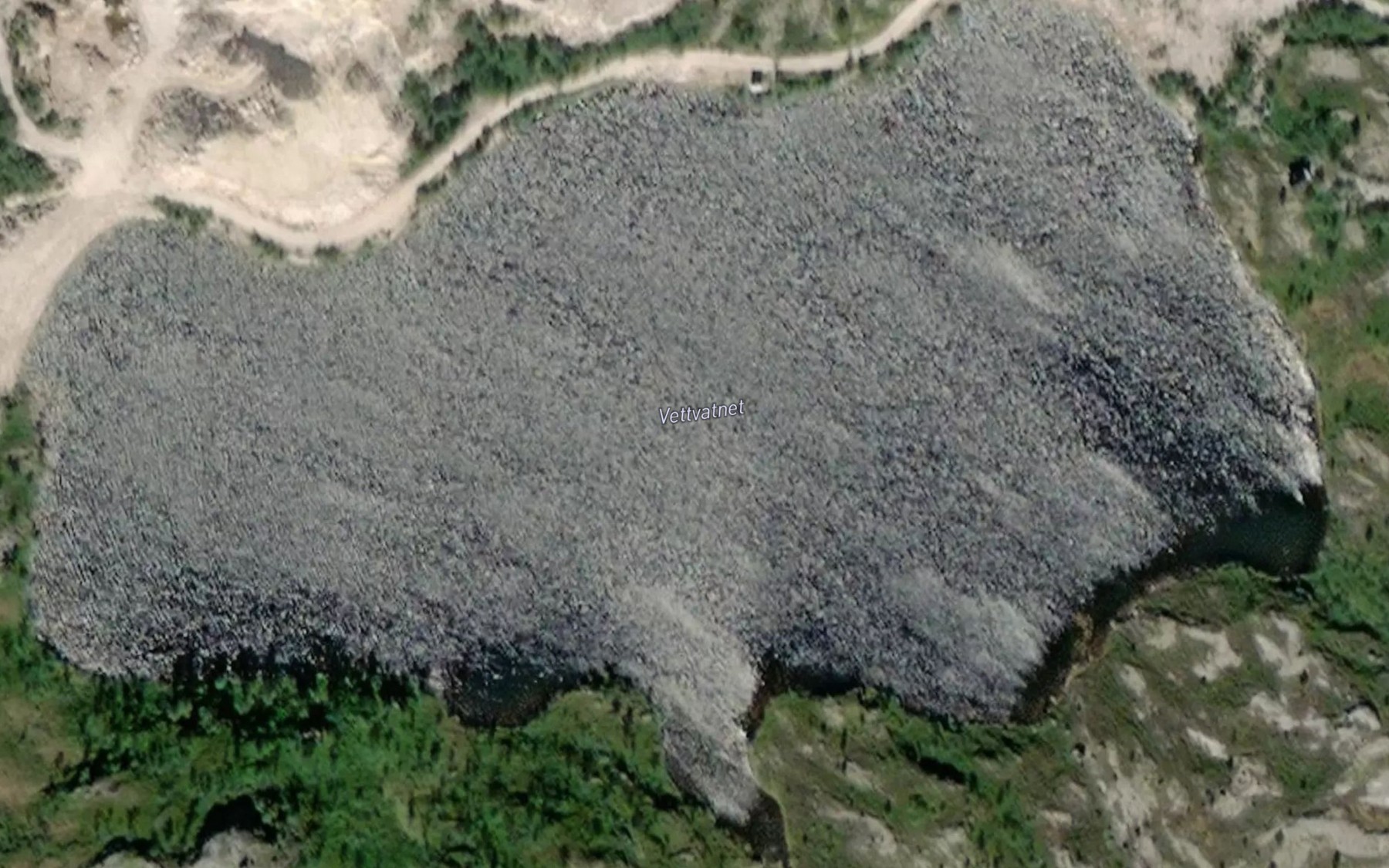 Satellite map of the Vetvatnet