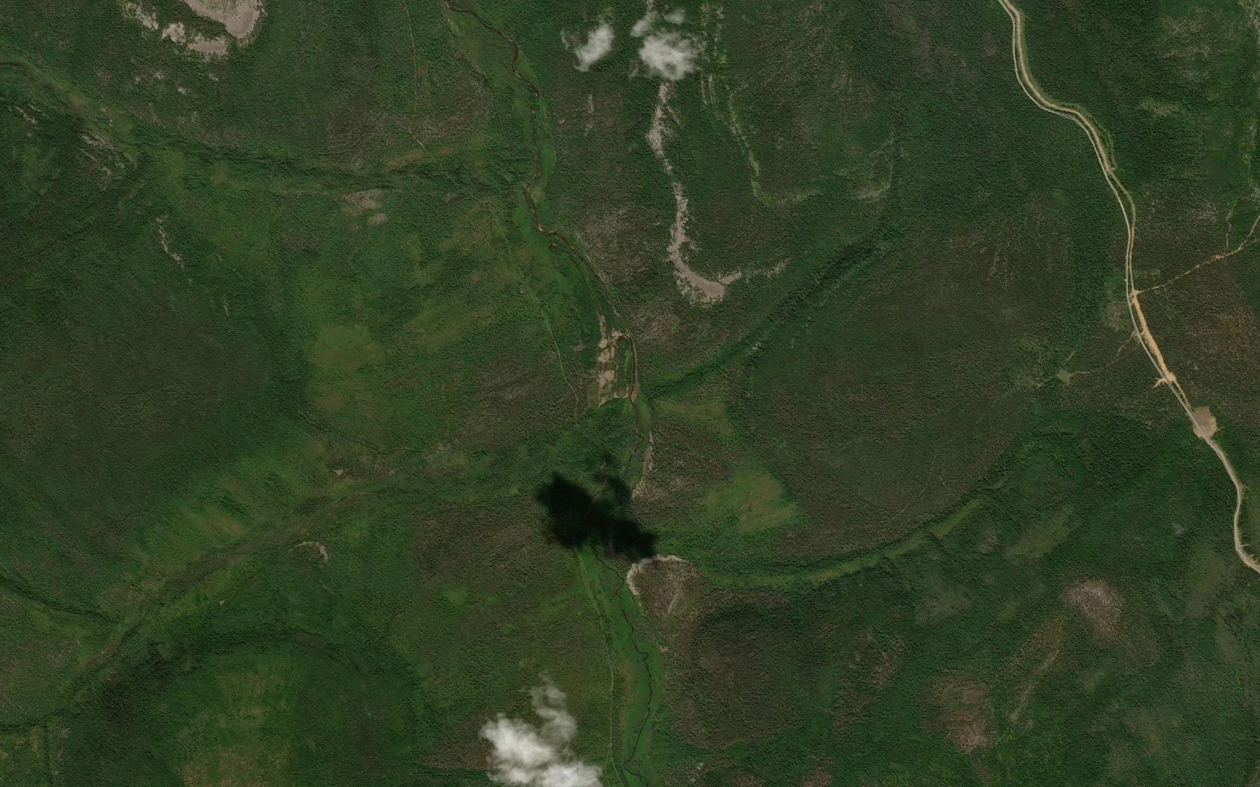 Satellite map of the Pervyy