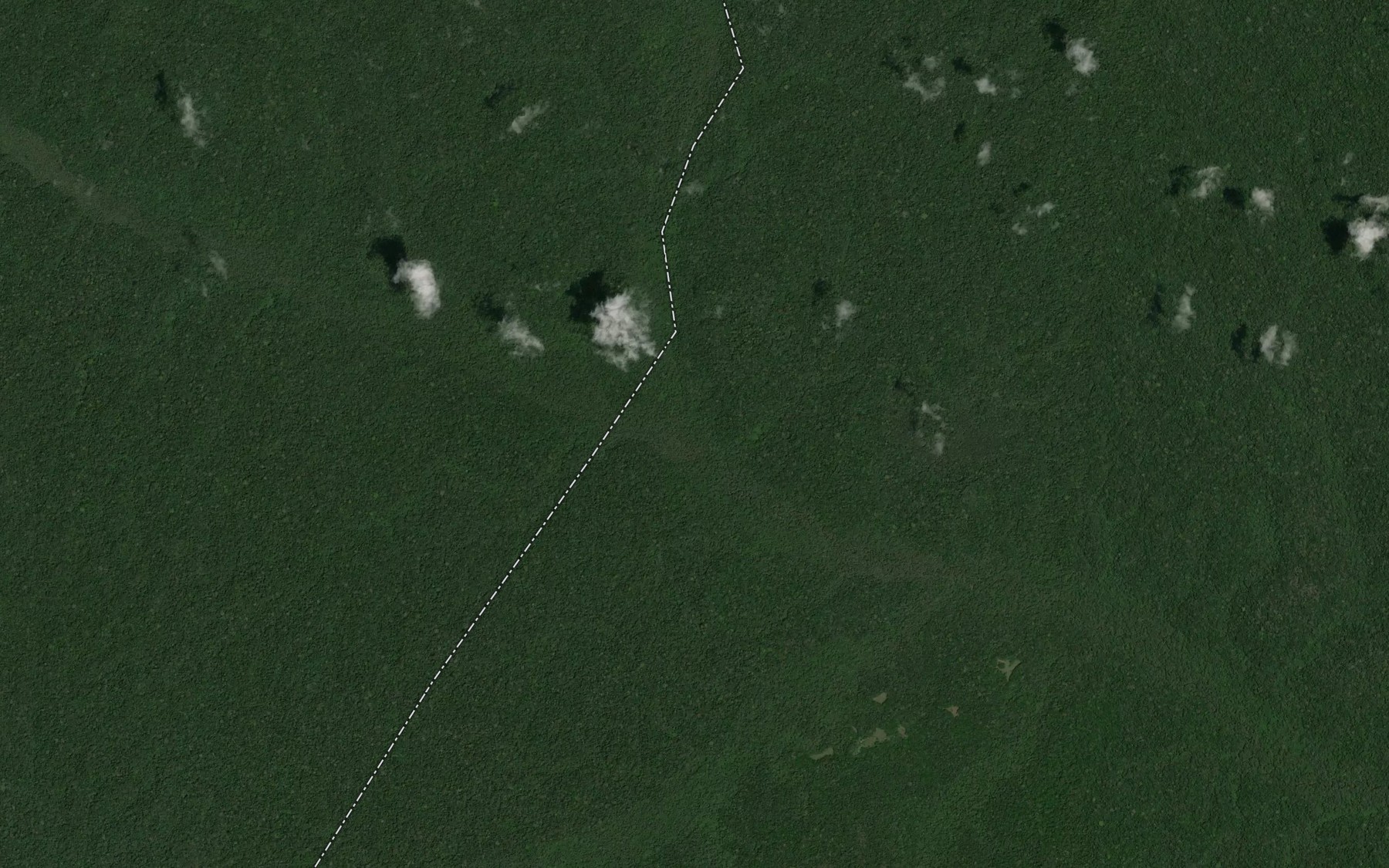 Satellite map of the Losha