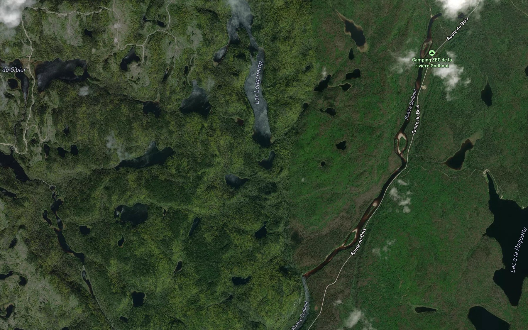 Satellite map of the Lac a Philippe