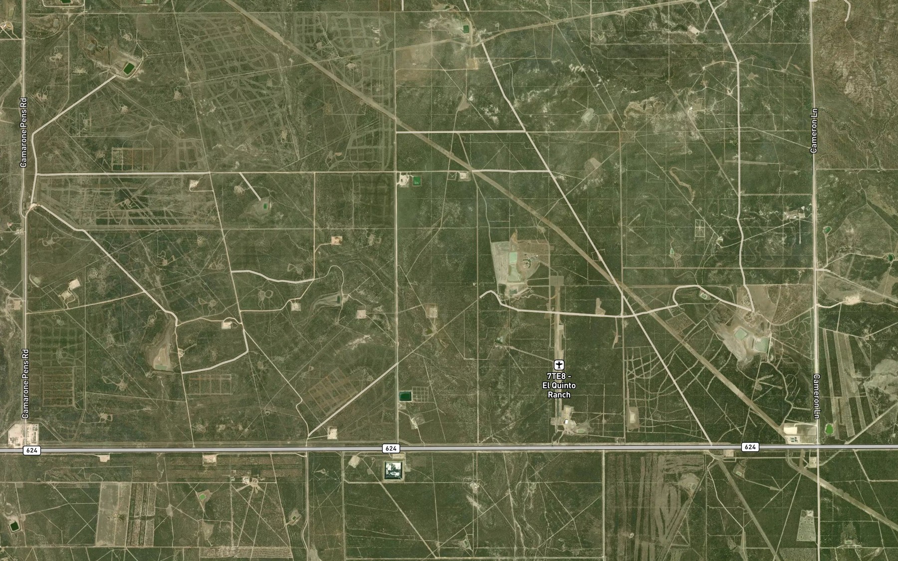 Satellite map of the Welder Lake Number 2
