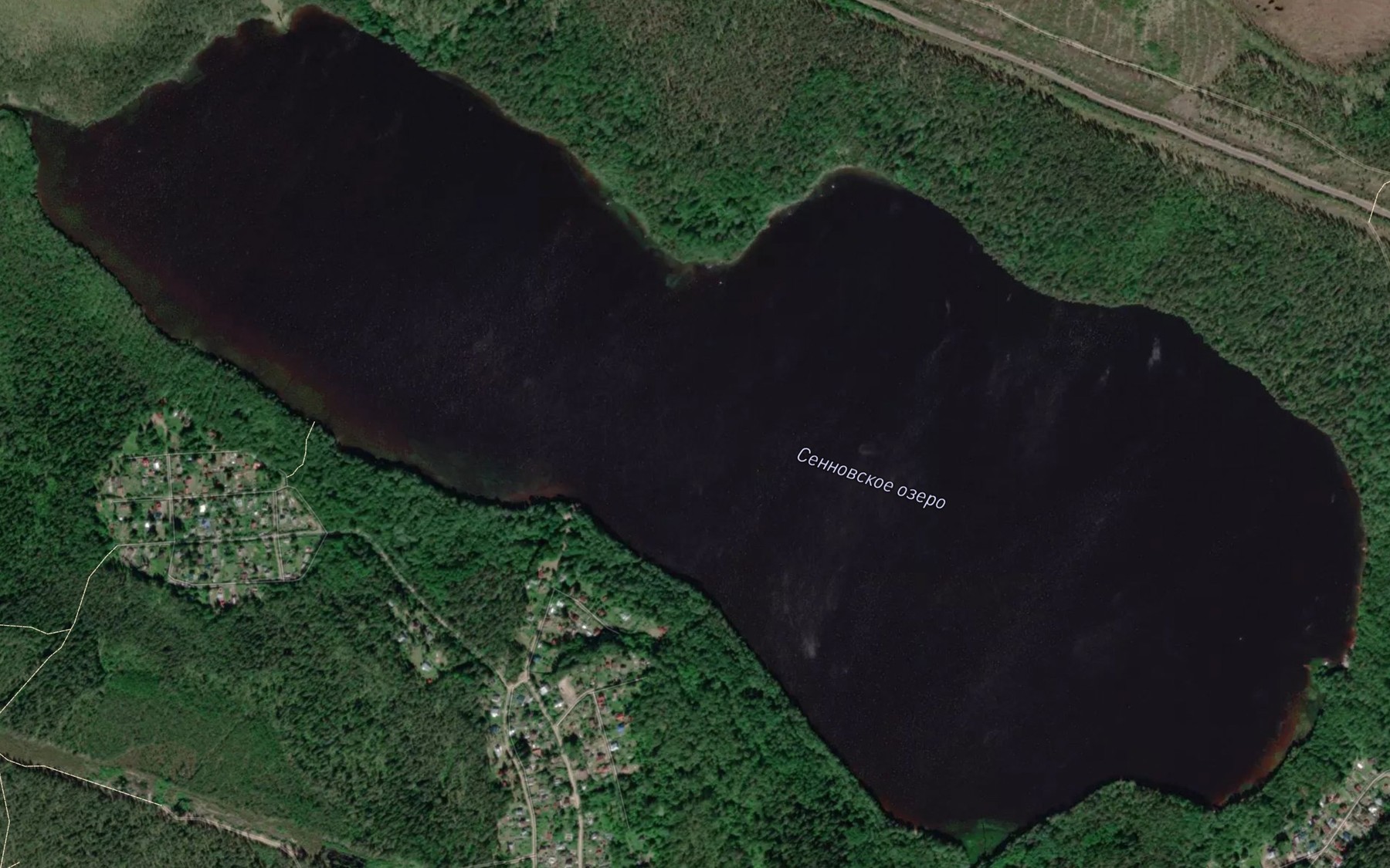 Satellite map of the Tarkkalanjaervi