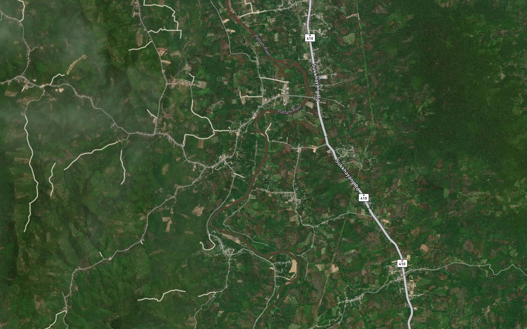 Satellite map of the Khlong Ka Sang