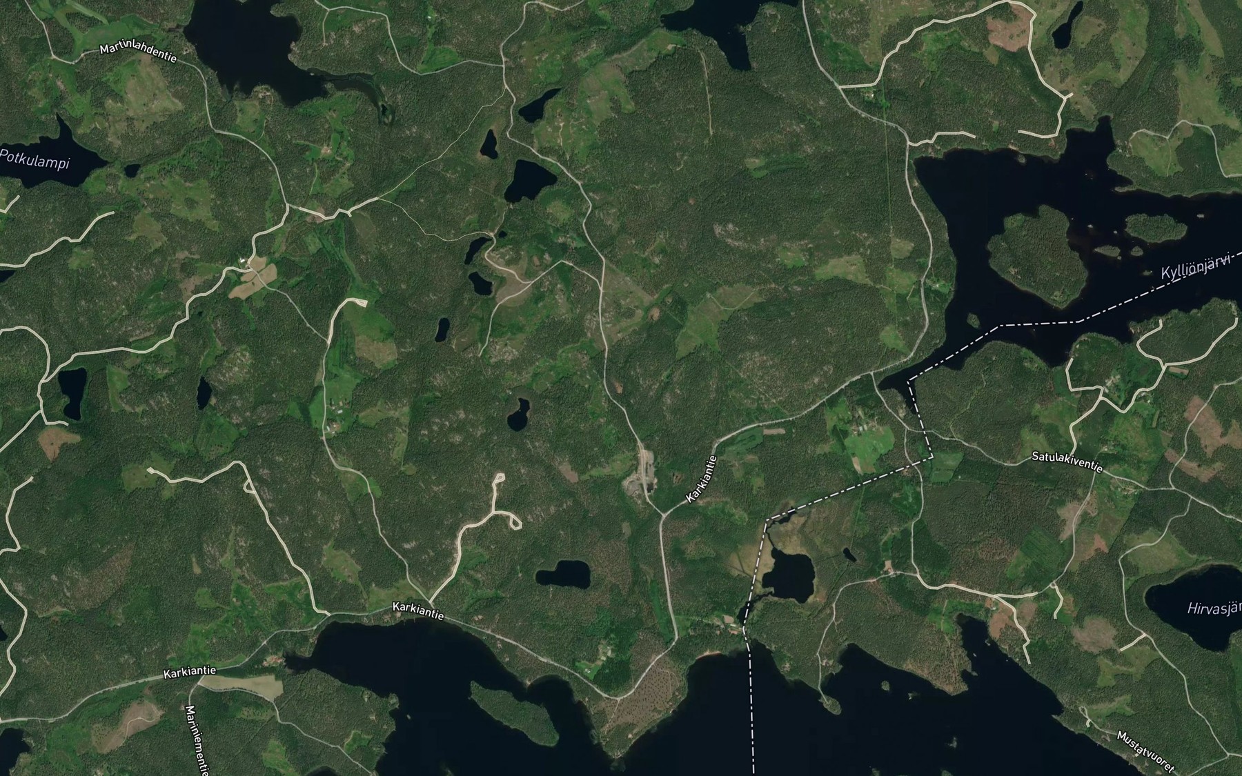 Satellite map of the Sikolampi