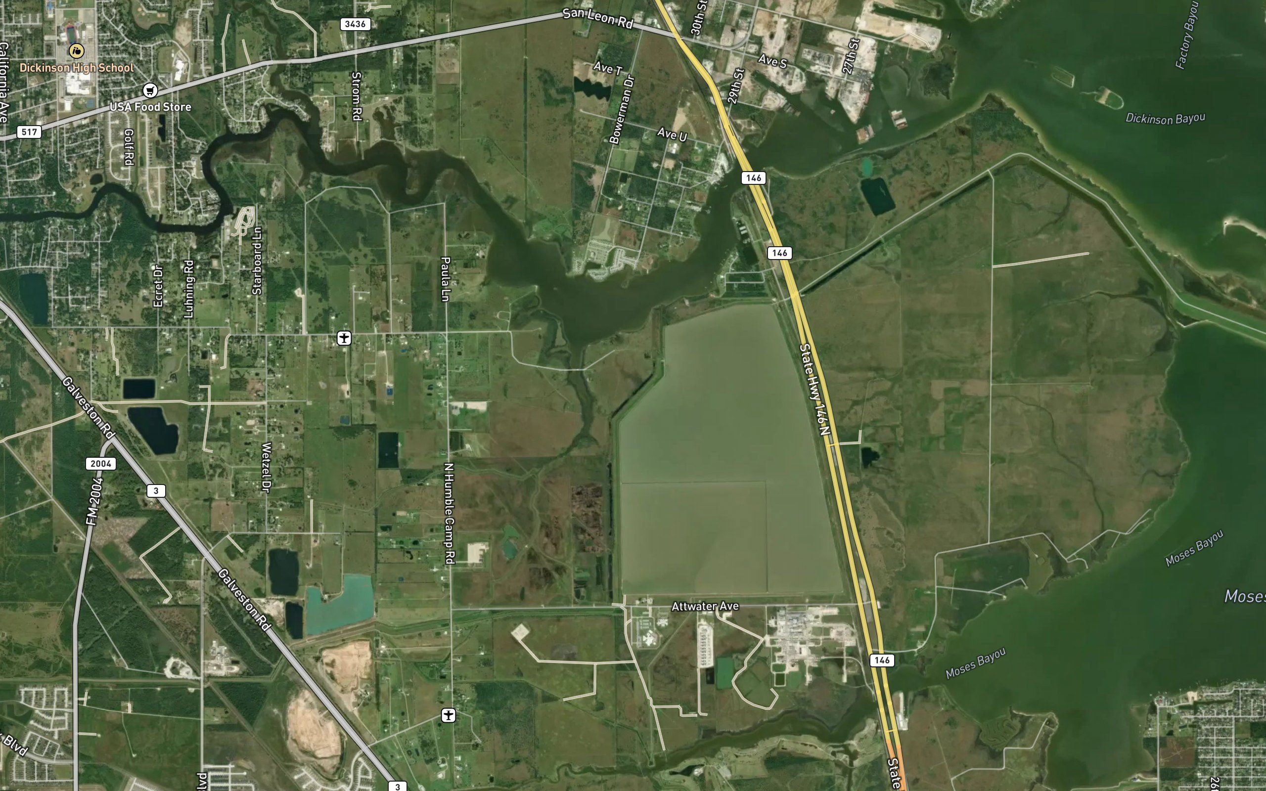Galveston County Water Reservoir