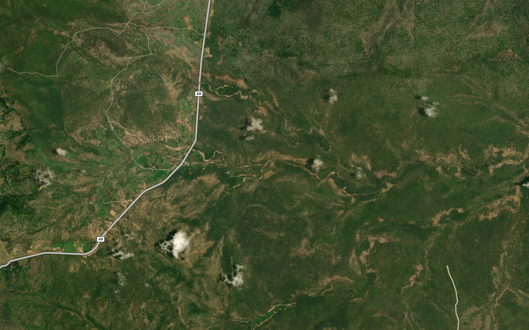 Satellite map of the MayoButale