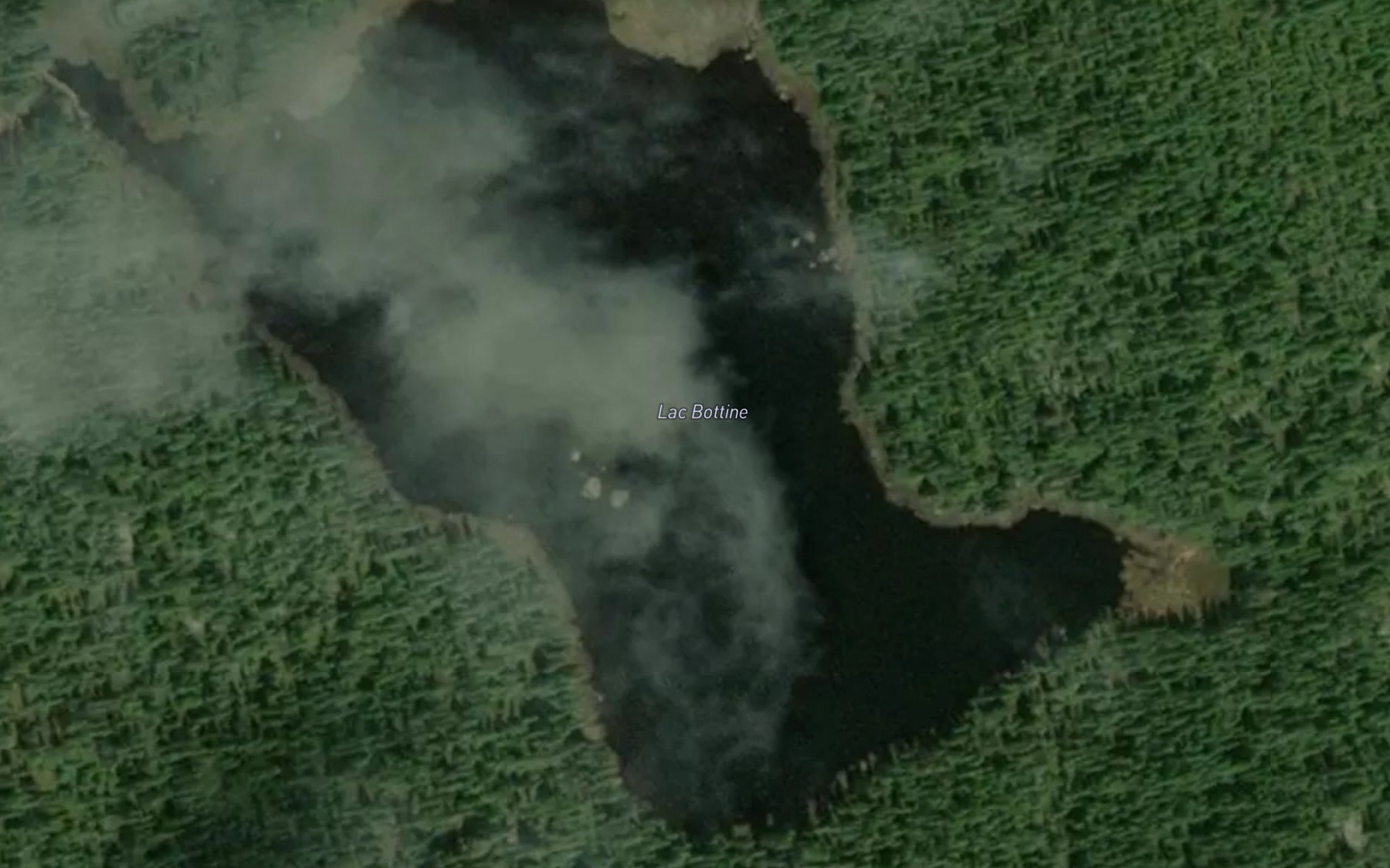 Satellite map of the Lac Bottine