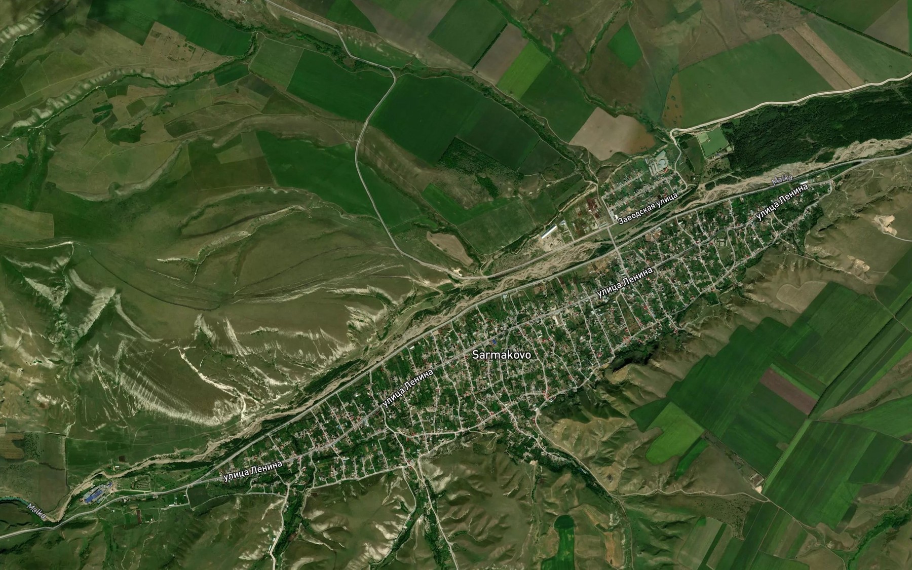 Satellite map of the Sarmako