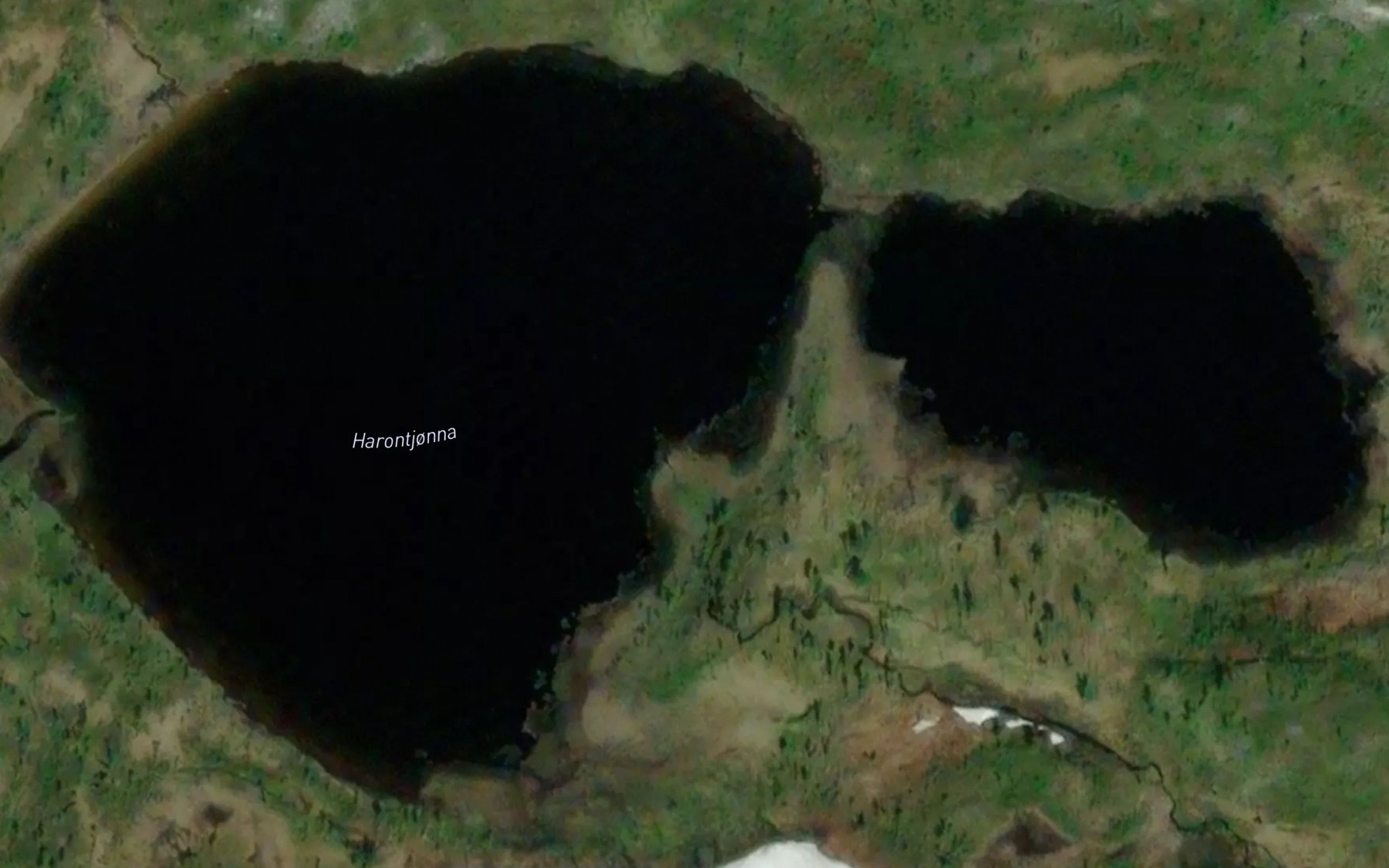 Satellite map of the Harontjonna